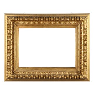 Gilded and Carved Wooden Frame For Sale