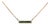 Natural Zambian Emerald Necklace in Solid 14k Gold – 2mm Round Green Emerald Gem For Sale