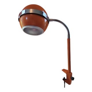 Space Age Swiveling Table Lamp for Clamping For Sale