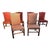 Late 20th Century Henredon Chippendale Style Mahogany Upholstered Dining Chairs- Set of 6 For Sale
