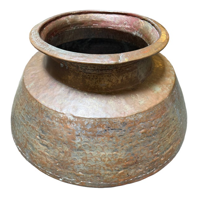 Indian Copper Water Vessel, Antique For Sale