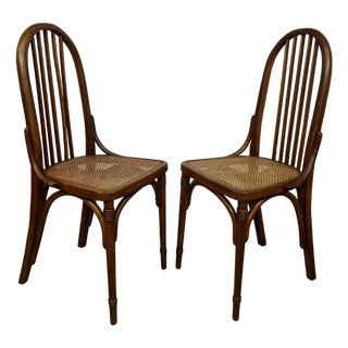Set of Secession Dining Chairs by Josef Hoffmann, 1890s For Sale