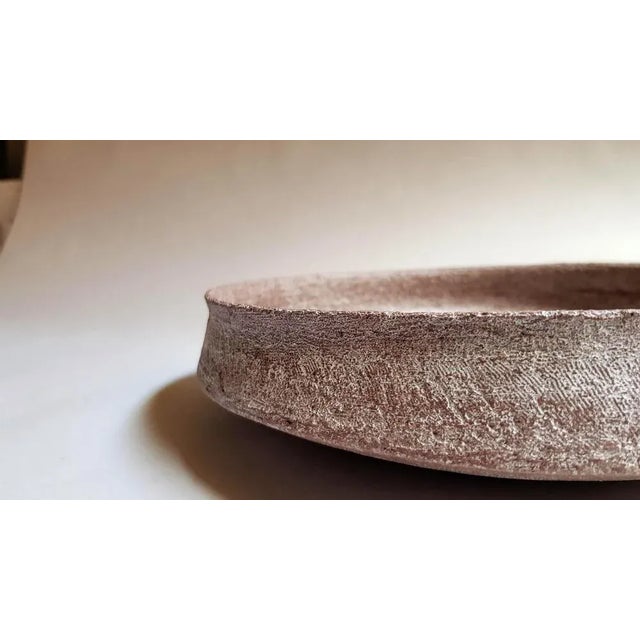 Not Yet Made - Made To Order Red Stoneware Phiale Plate by Elena Vasilantonaki For Sale - Image 5 of 9