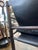 2020s Leather Chair With Shearling Seat For Sale - Image 5 of 10