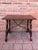 Spanish Side Table in Chestnut with Carved Lyre Legs, 18th-Century For Sale - Image 4 of 15