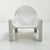 White Model 4794 Lounge Chair by Gae Aulenti for Kartell, 1970s, in Good conditions. Designed 1970 to 1979 This piece has...