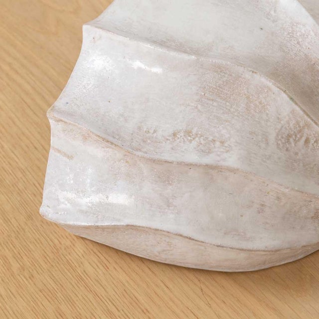 2020s Thala Sculptural Ceramic Sconce, Large For Sale - Image 5 of 9