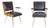 Italian Fabric and Wood Armchairs by Carlo Ratti, 1960s, Set of 2 For Sale