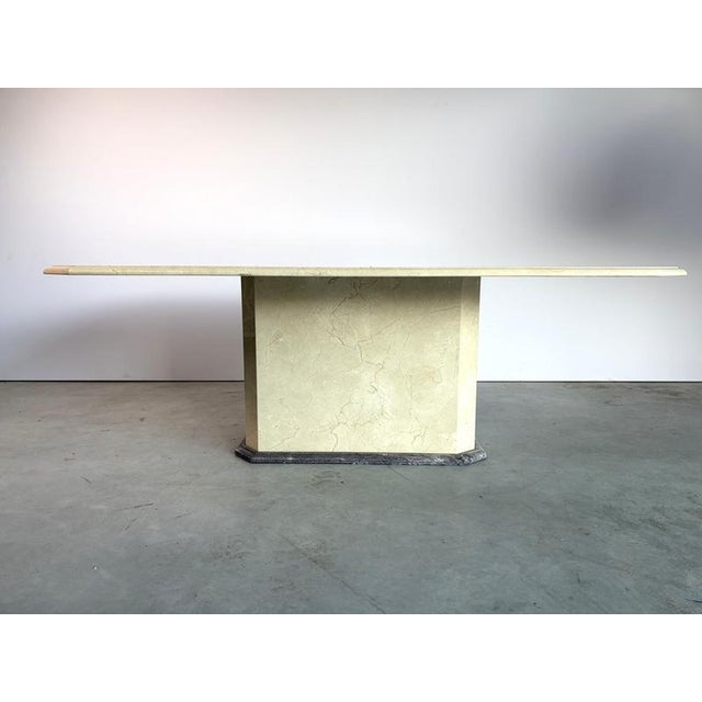 Vintage Italian Marble Dining Table, 1970s For Sale - Image 9 of 12