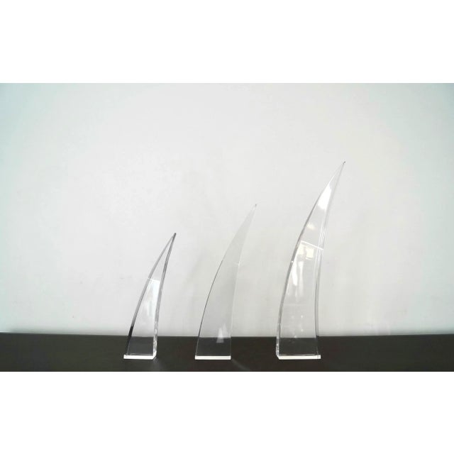 Vintage 1960's Midcentury Modern sculptures for sale. They were designed by Herb Ritts for Astrolite, and are in excellent...