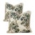 Pair La Canopee Pillow With Brush Fringe - Verdant For Sale