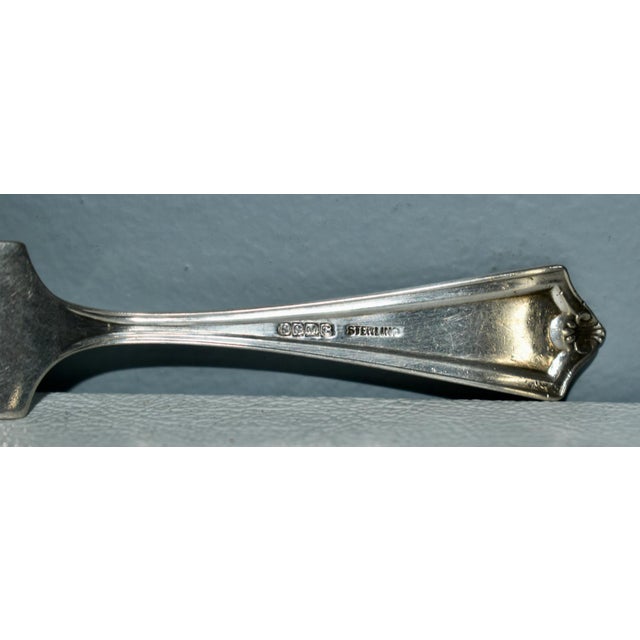 Vintage Sterling Silver 4" Demitasse Fork For Sale - Image 12 of 13