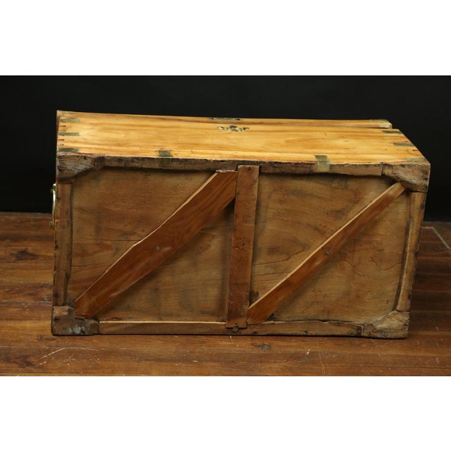 Camphor and Brass Buffet, 1890s For Sale - Image 6 of 7