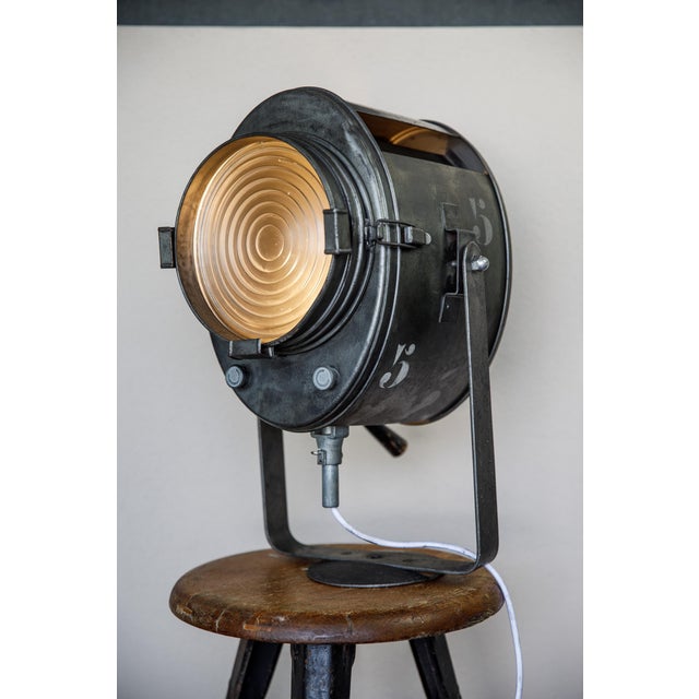Mid-Century Modern French Vintage Theater Lights by A.E. Cremer for A.E. Cremer, 1940s For Sale - Image 3 of 15