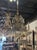 Wood 19th C. Italian Giltwood and Crystal Chandelier From Genoa For Sale - Image 7 of 8