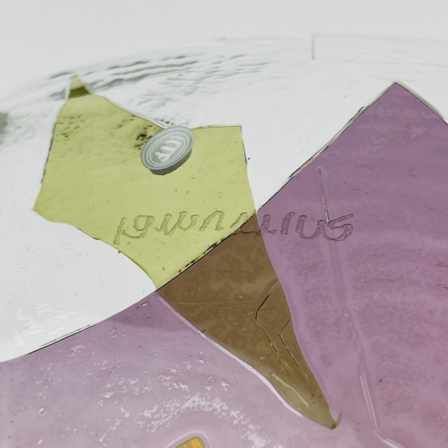 Vintage Italian Murano Glass Vase by La Murrina, 1980s For Sale - Image 10 of 13