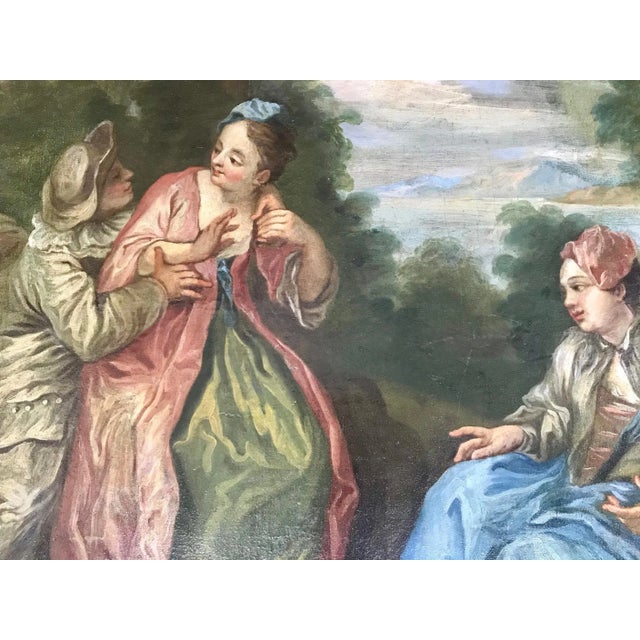 18th Century Figurative French Rococo Oil Painting After Francois Boucher, Framed For Sale - Image 9 of 12