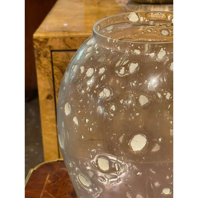 Modern Vintage Murano Glass Vase For Sale - Image 3 of 7