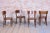 Art Deco Chairs in Beech and Walnut attributed to Thonet, Czech, 1940s, Set of 4 For Sale - Image 12 of 14