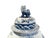 Blue Vintage Large Chinoiserie Blue& White Porcelain Ginger Jar Dragon & Phoenix 36" H For Sale - Image 8 of 11