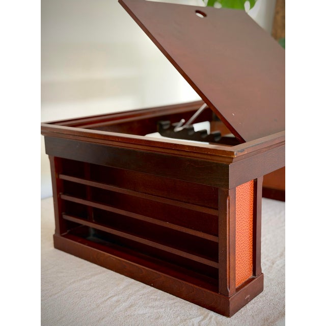 Vintage MCM Mid Century Modern Adjustable Reading Table Bed Desk Breakfast Tray Magazine Rack Sculptural Wood Laptop Stand For Sale - Image 10 of 12