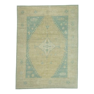 Turkish Oushak Antique Look Rug 8'2" x 10'11" #20075 For Sale