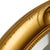 French Oval Bevelled Mirror with Rose Gold Finish For Sale - Image 11 of 14