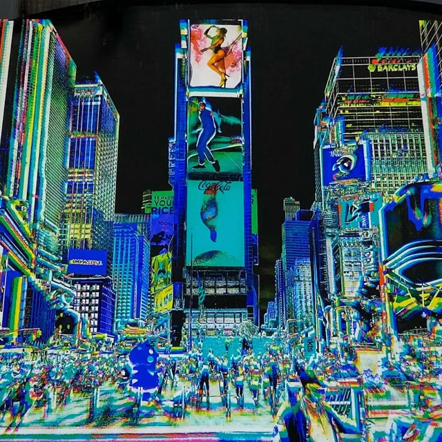 2010s Urban Expressionist Digital Photography on Plexiglass Titled "Night on Broadway" For Sale - Image 5 of 9