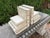 Pair of Maitland Smith Tessellated Travertine and Brass Bookends For Sale - Image 9 of 9