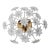 1970s Wonderful Murano Ceiling Light White Flowers For Sale