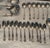 1847 Rogers Bros. “Vintage” Silverplate Flatware Master Set Pattern Introduced 1904 - 148 Pieces For Sale - Image 10 of 17