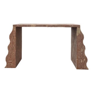 Sculptural Stone Desk by My Habitat Design For Sale