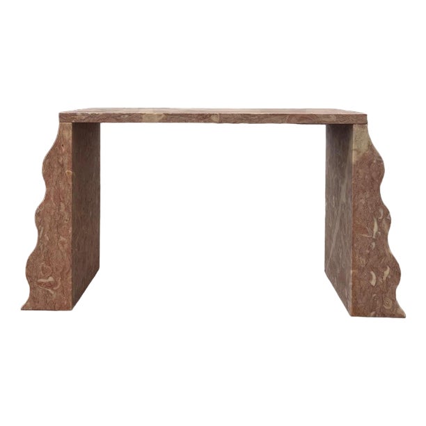 Sculptural Stone Desk by My Habitat Design For Sale