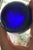 Sky Blue Abstract Art Glass Sphere MCM Colorful Decor Piece For Sale - Image 8 of 9