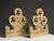 Set of 2 terracotta decorative ornaments. A fine pair of neo-gothic terracotta ornaments, originally intended as a...