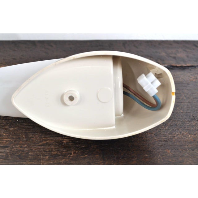 Glass Vintage Bakelite Wall Light in Milk Glass from Bo-Niko, 1960s For Sale - Image 7 of 10