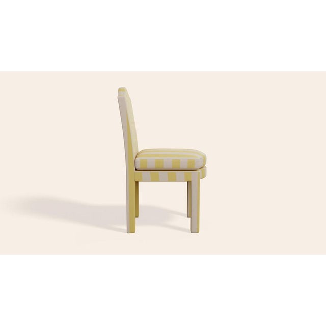 1970s Citron Leo Dining Chairs by Ceraudo, 1970s, Set of 2 For Sale - Image 5 of 6