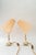 Copper Jugendstil Brass Table Lamps with Fabric Shades, Vienna, Austria, 1908, Set of 2 For Sale - Image 8 of 18