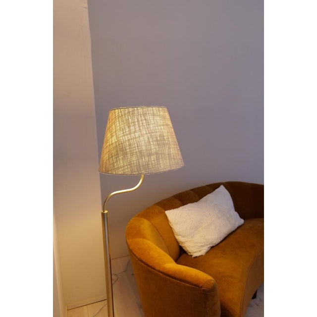 Mid-Century Modern Sculptural Brass Floor Lamps from Luxus, Sweden, 1970s For Sale - Image 9 of 14