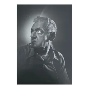 Bill Jay, Vintage Silver Gelatin Print Photograph Weegee Arthur Fellig Photo Portrait, 1968