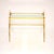 Mid-Century Modern Vintage Italian Acrylic Glass and Gilt Console Table, 1970s For Sale - Image 3 of 11