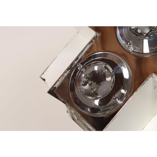 Vintage Italian Modernist "Stilkronen" Chrome Table Lamp by Oscar Torlasco For Sale - Image 15 of 18