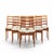 Dyrlund Style Mid Century Rosewood Dining Chairs - Set of 6 Each chair measures: 19.25 wide x 20.5 deep x 34.75 inches...