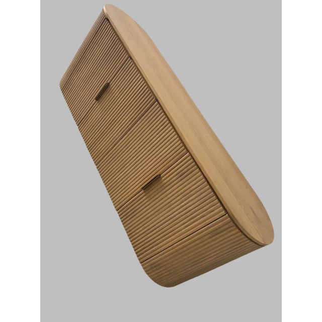 Wood Rh (Restoration Hardware) Byron 4-Door Sideboard – Light Oak For Sale - Image 7 of 10