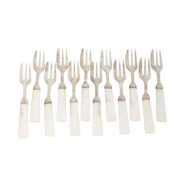 Silver Forks with Silver from Jose Rosas, Set of 12 For Sale - Image 6 of 6