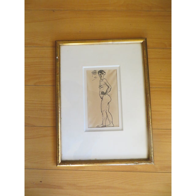 1920s Nude by Albert Marquet Original Drawing With Monogram For Sale In Los Angeles - Image 6 of 6