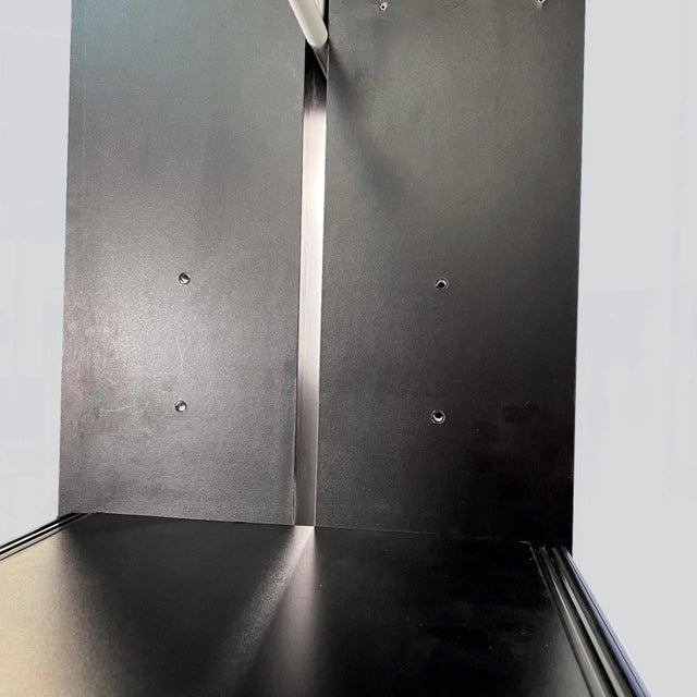 Mid-Century Modern Italian Black Bookcase by Stoppino and Acerbis, 1980s For Sale - Image 17 of 18