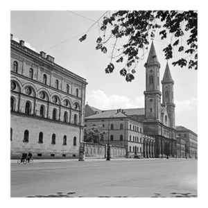 Roman Catholic St. Ludwig's Church at Munich, Germany, 1937