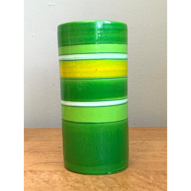 Rosenthal Netter Vintage Italian MCM Rosenthal Netter Ceramic Vase For Sale - Image 4 of 12