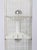 White Vintage Metal Grid Floor Lamp by Estiluz, Spain, 1980s For Sale - Image 8 of 10